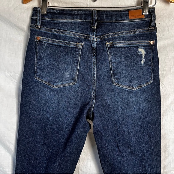 Judy Blue Jeans Womens 5 27 Boyfriend Fit Distressed Denim Stretch Jean JB88220 - Picture 11 of 16